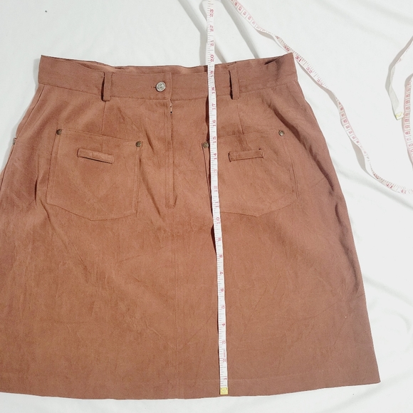 Marie Claire Brown Short Skirt - Picture 13 of 13